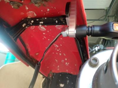 motorcycle turn signals holder - Honda XR 400