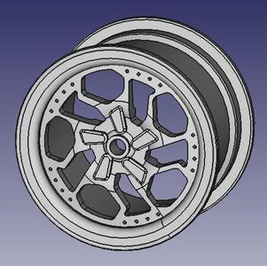 WHEEL RIM VEHICLE RC 3D DESIGN