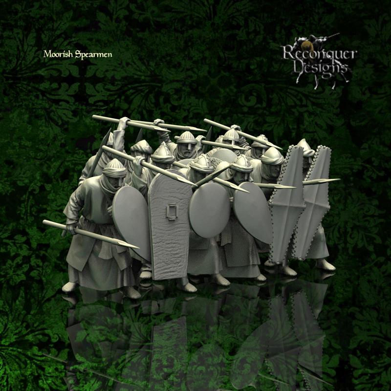 15mm Medieval Moorish Spearmen