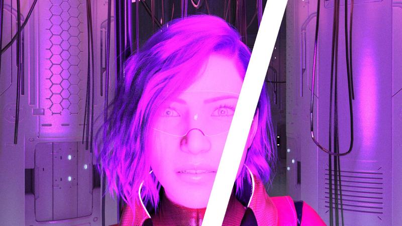 Cyberpunk Jedi Rigged