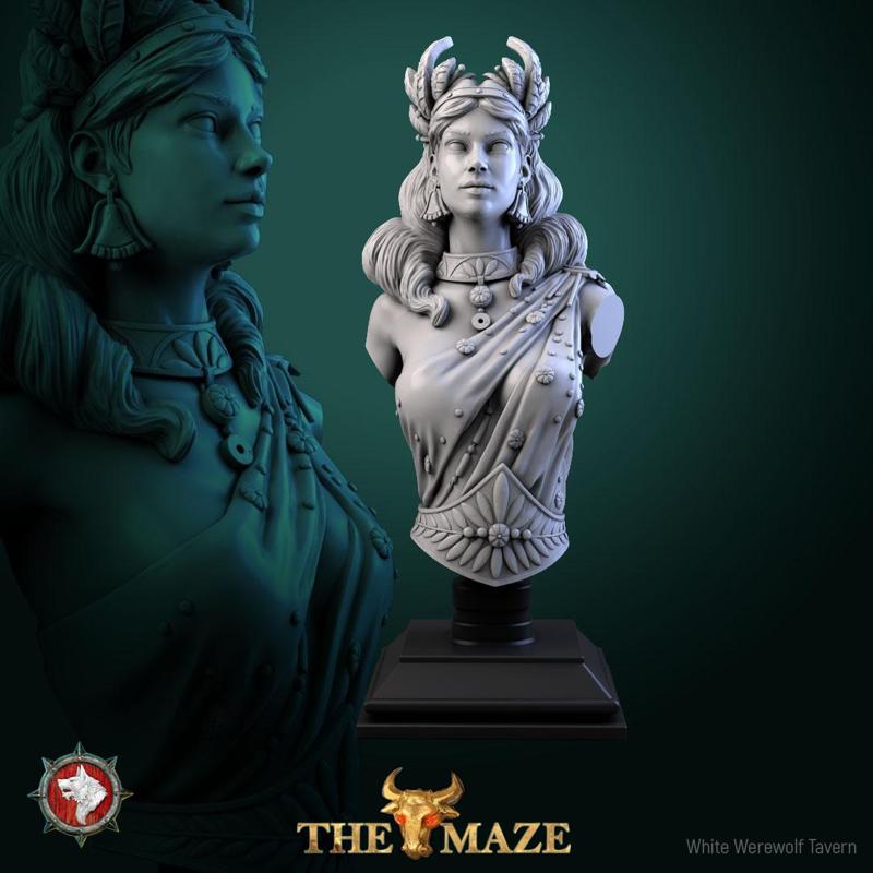 Ariadne bust pre-supported