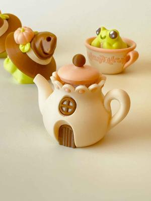 Teapot Cottage — Fidget Clicker Keychains