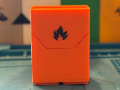 Pokemon TCG Gridfinity Deck Box - Fire