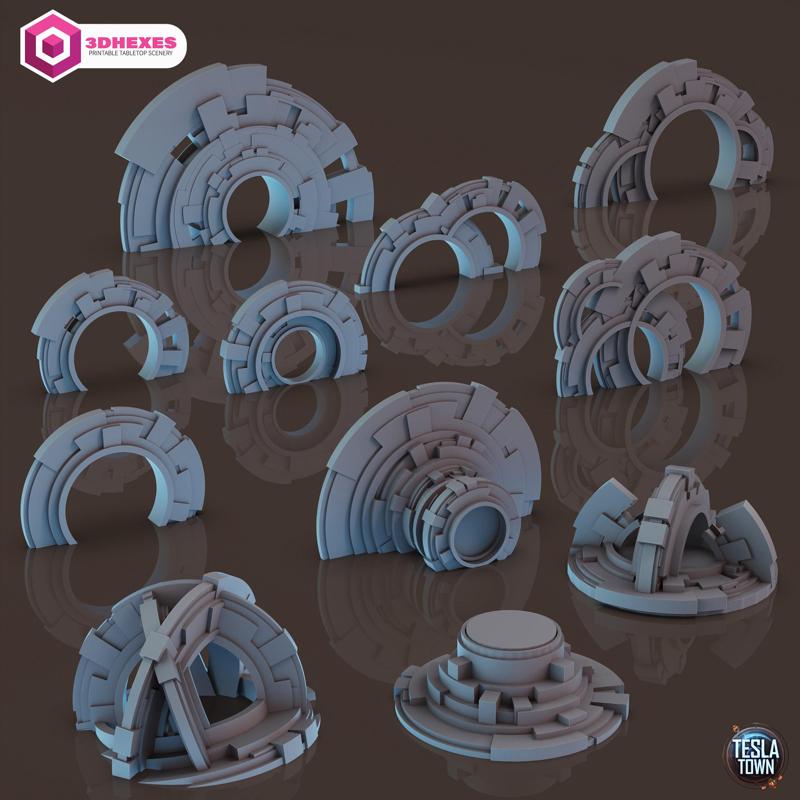 Arcane Cogs - Scenery Set