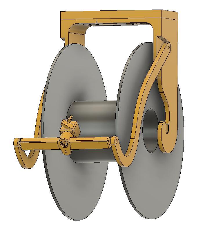 hanging mount for Universal auto rewind spool holder
