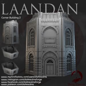 Dark Realms - Laandan Steamtown - Corner Building 2