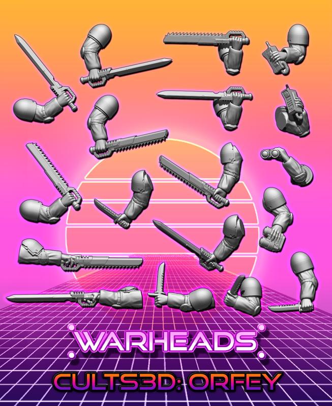 (28mm scale) Commanding Arms Bits for Millitary Leaders! (18 arms)