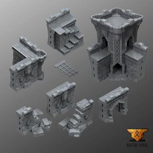 Dwarf Settlement - Modullar Walls