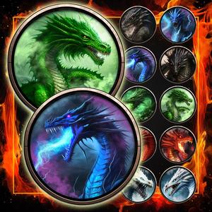 Dragons - 10 Pack VTT / Printable Tokens