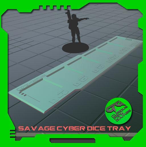 Cyber Savage Dice Organizer Tray