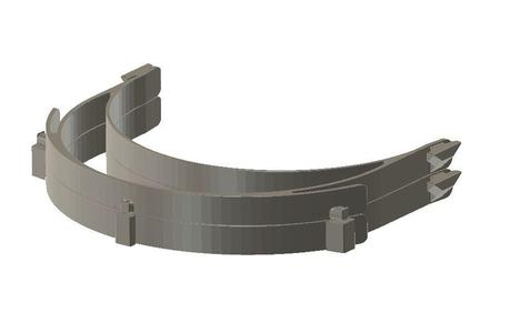 double stack  15mm thin | USA 3-hole | ear flares for comfort