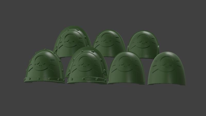 Loyalist Garro Shoulder Armor For All Shoulders of Any Age