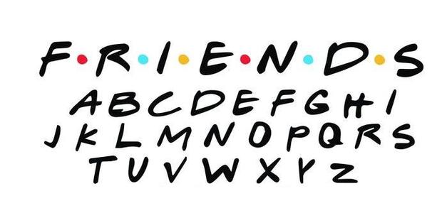 Friends Font Cookie / Fondant Cutters