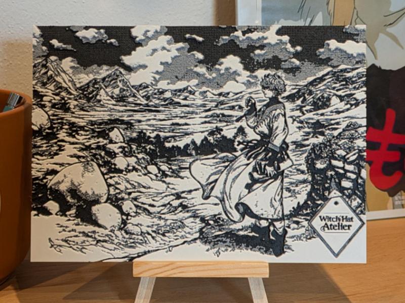 Witch Hat Atelier wall display 20x14cm