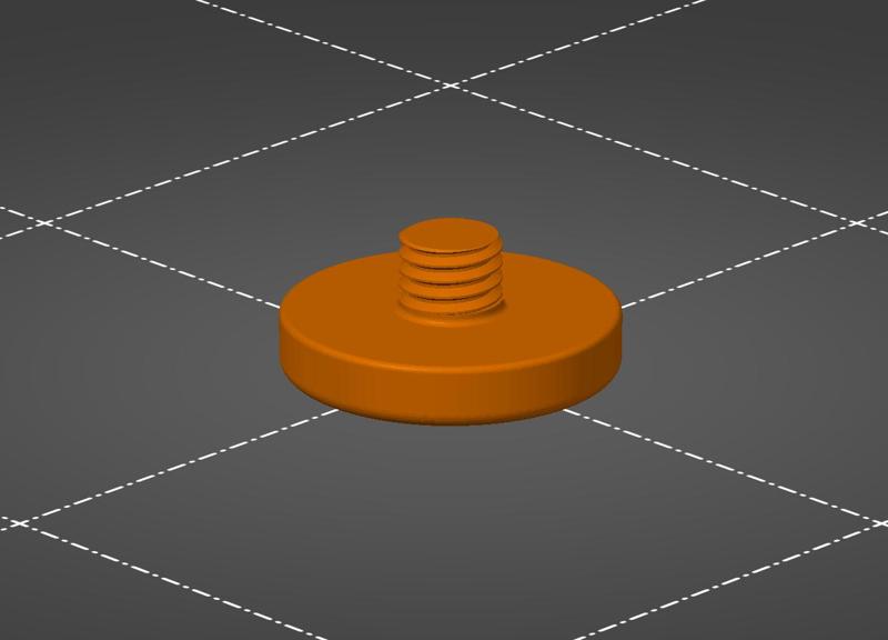 Motorcycle footrest screw