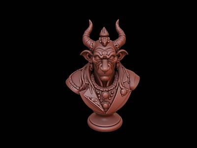 Rakshasa Beast Bust