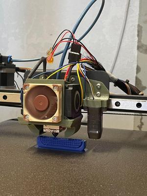 Ender 3 Max Duct 0Yoffset CrTouch mount.
