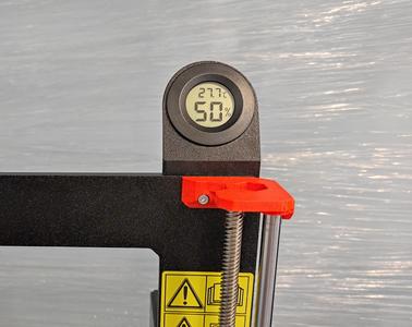 Temperature/Humidity indicator holder for Prusa MK3/S/S+