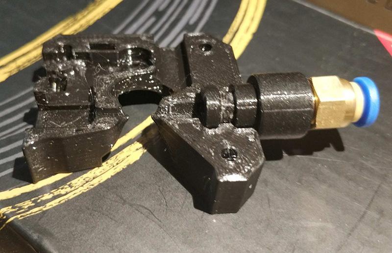 8mm adapter for Prusa Mini Dual Drive Extruder Revision 6 (resized)
