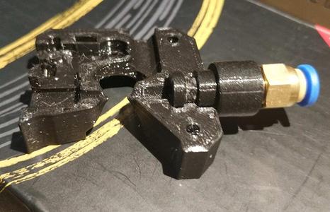 8mm adapter for Prusa Mini Dual Drive Extruder Revision 6 (resized)