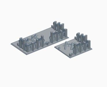 Epic Gothic Sci-fi Ruined Buildings