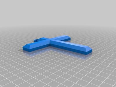 cross keychain