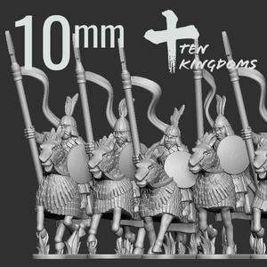 10mm Khitan-Liao Armoured Spear Armoured Horse