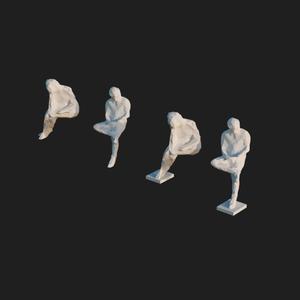 PEOPLE LOWPOLY 1:100 E