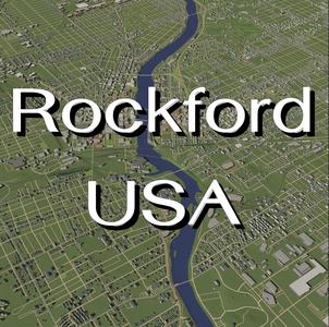 Rockford Illinois USA - city and urban