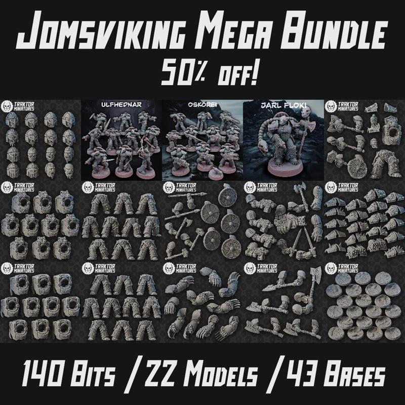 Jomsviking Mega Bundle | 200+ STLs