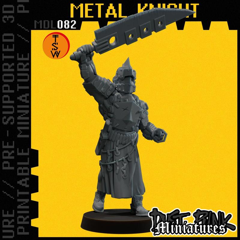 MDL082 METAL KNIGHT [PRE-SUPPORTED]