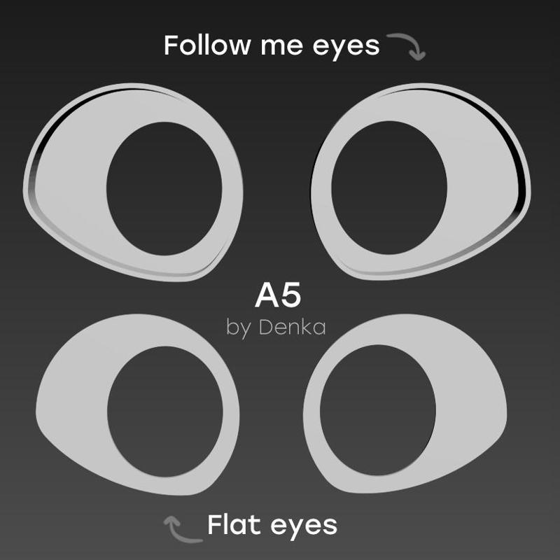 A5 Toony Fursuit Eyes (Flat & Follow-Me)