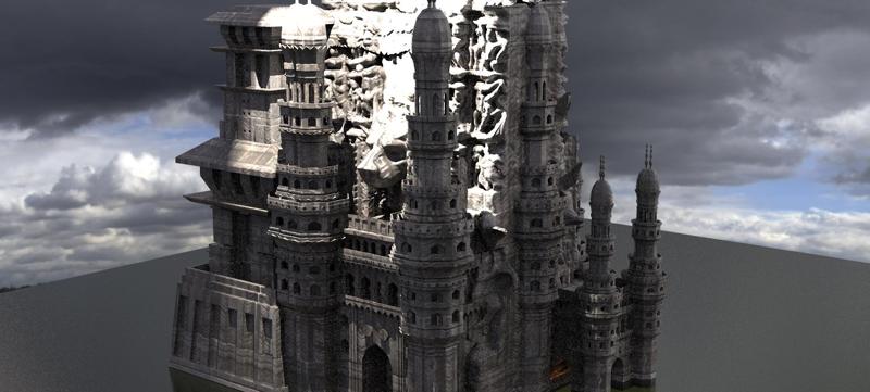 Oasis Xerxes Desert temple 2