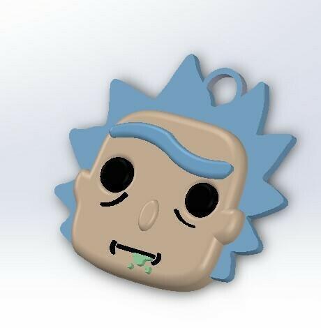 RICK KEYCHAIN