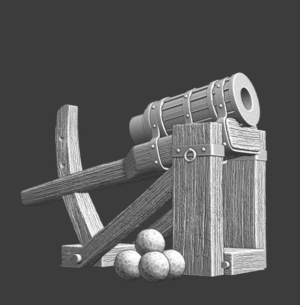 Medieval Teutonic Cannon - Wargaming 
