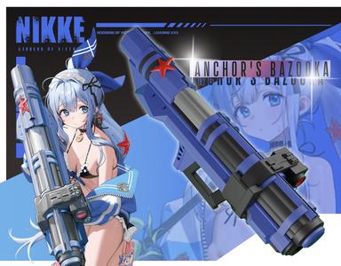 Nikke Goddess of Victory Anchor: Innocent Maid Bazooka STL file