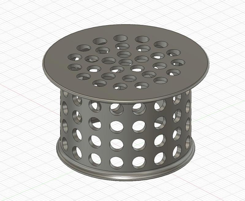 Shower & Tub Drain Hair Catcher Trap 42mm