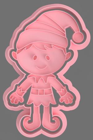 CHRISTMAS ELF CUTTER FOR COOKIES AND FONDANT