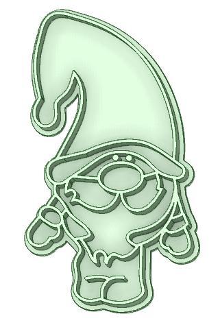 Elf 1 cookie cutter