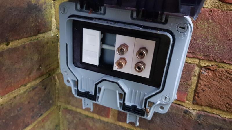 Euro Module faceplate for BG Storm WP22 IP66 Waterproof box