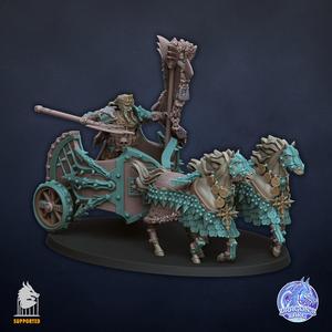 Barbarian King on Chariot