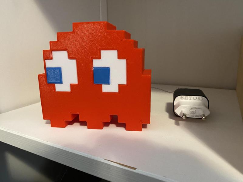 PacMan night light using lego bricks LEDs