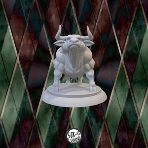 Muscular Bull - SoliDRawinGs - YZ045