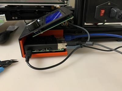 Holder til Raspberryip på Ender 3 / Ender 3 Pro