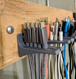 Simple USB Cord Bracket