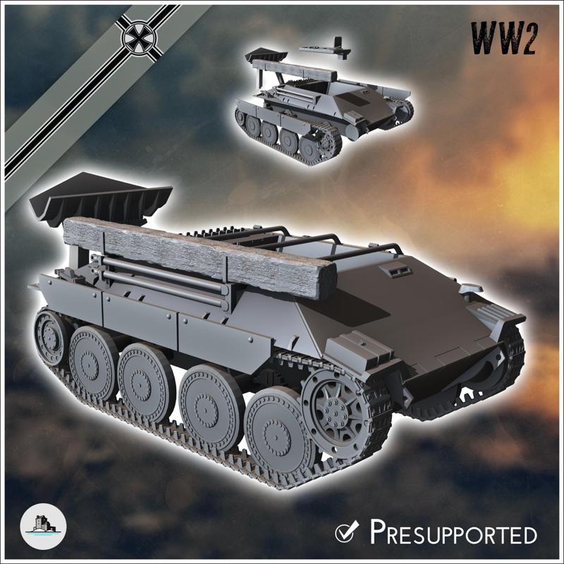 Bergepanzerwagen 38 armoured recovery tank (Sd.Kfz. 136) - Germany Eastern Western Front Normandy Stalingrad Berlin Bulge WWII