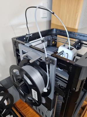 Hanger Clips to suit Bambu Lab Side Mount Spool Holder by wbphelps for the Bambu Lab P1P printer