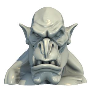 Orc Head Bust