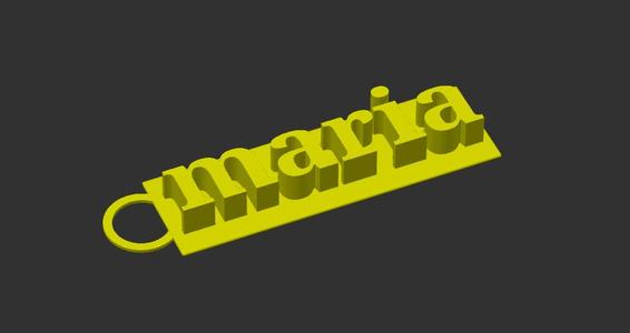 llavero maria