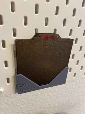 IKEA SKADIS Voron v0 Steel Sheet Holder
